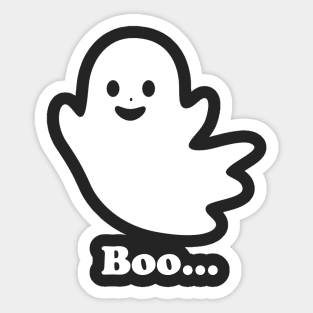 cute ghost Sticker